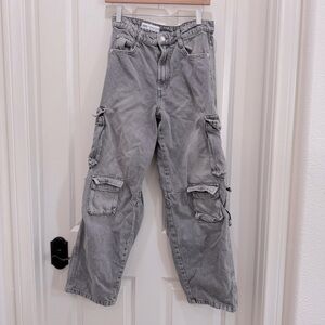 ZARA Denim Cargo Jeans